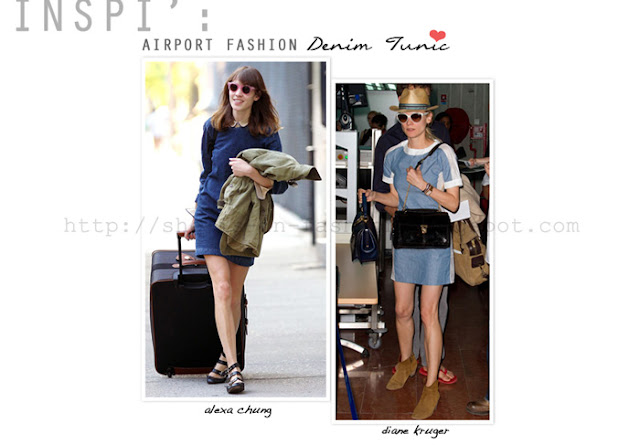 SHE IS IN FASHION: [Inspiration: Celebrity Airport Fashion Style]