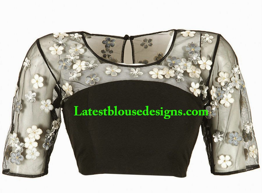 net blouse patterns