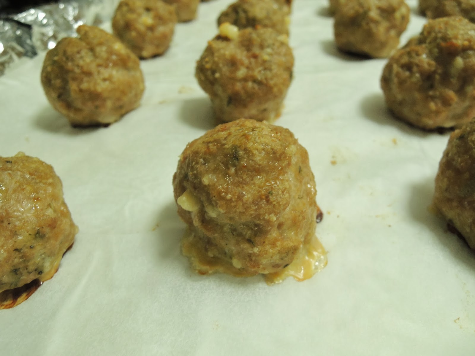 Holly Goes Lightly Baked Turkey Meatballs