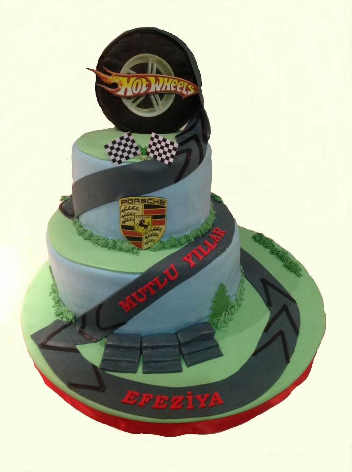 Melike Cake & Cookie HOT WHEELS PASTA