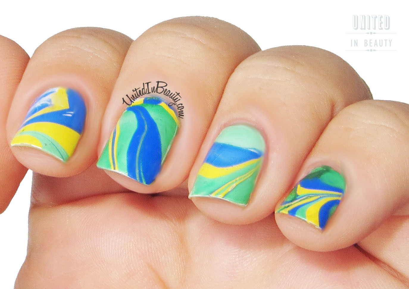 United In Beauty: 31 Day Challenge - Day 20: Water Marble