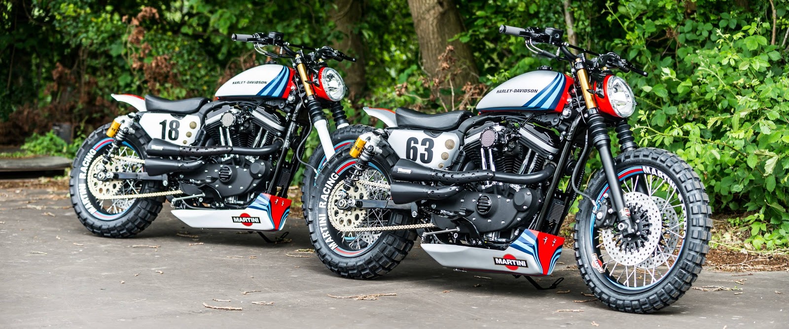 Racing Cafè Harley "Martini Sportster's" by Shaw Speed & Custom