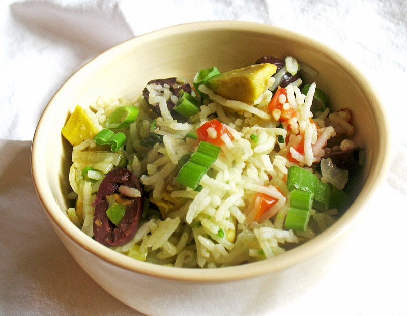 Tomato, Olive and Avocado Rice Lisa's Kitchen Vegetarian Recipes