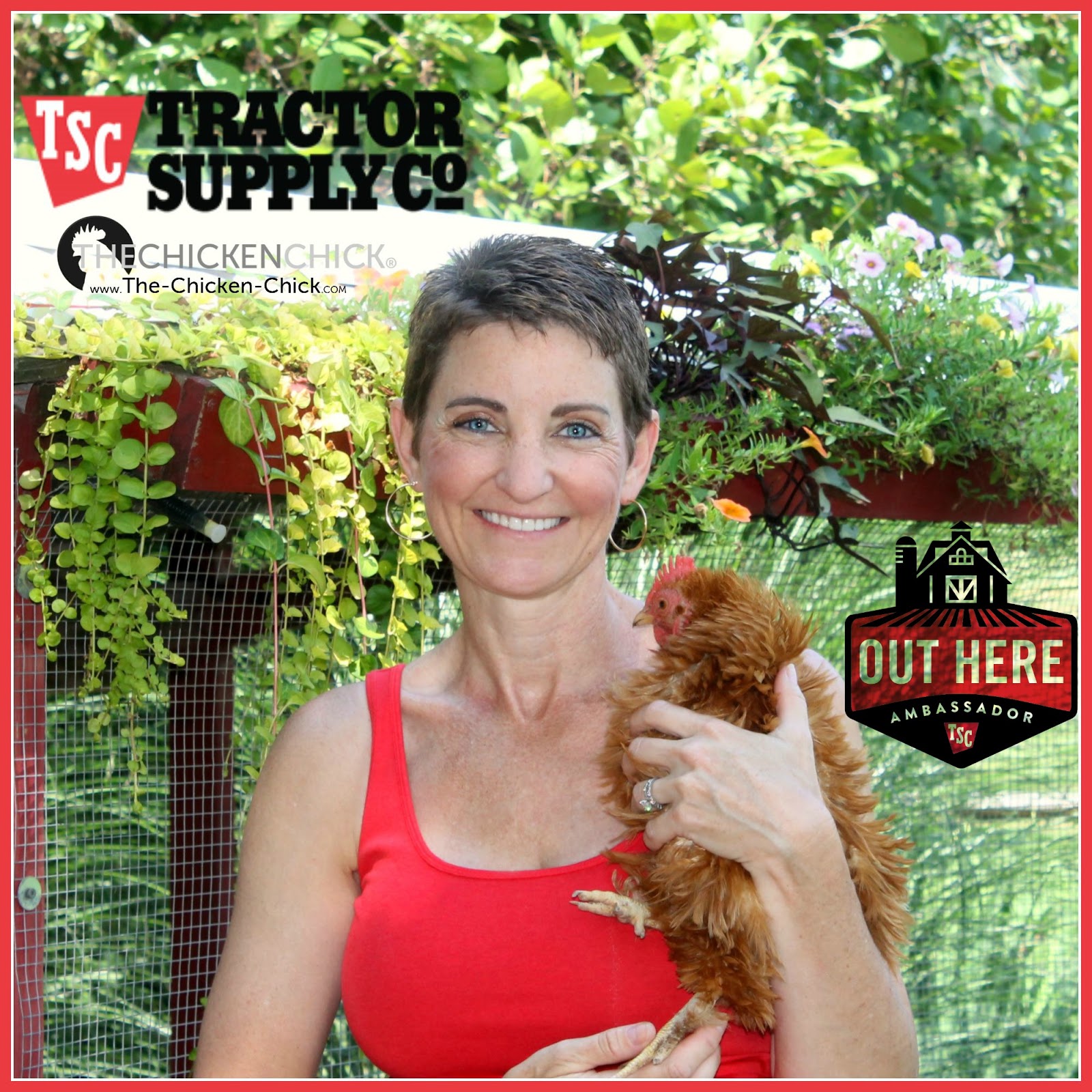 The Chicken Chick, Life Out Here Brand Ambassador for Tractor Supply