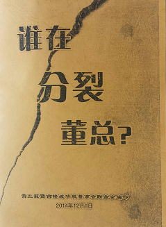 《谁在分裂董总?》