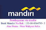 Trasfer bank melalui bank Mandiri