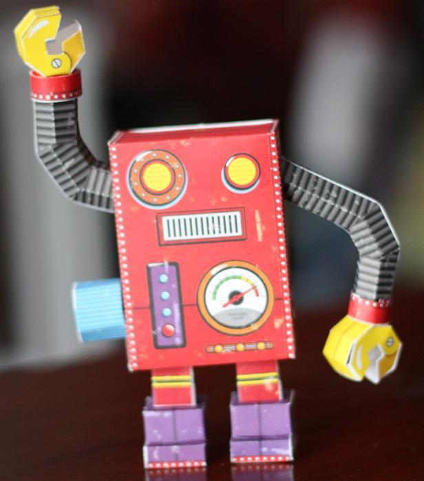Bok Bok B'Gerk 2012 Calendar Fold your own Robot!