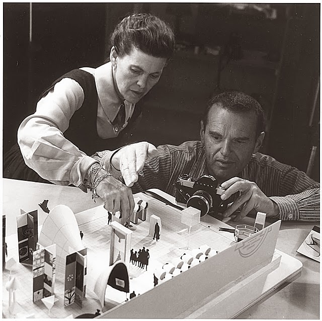 Art Now and Then Charles and Ray Eames