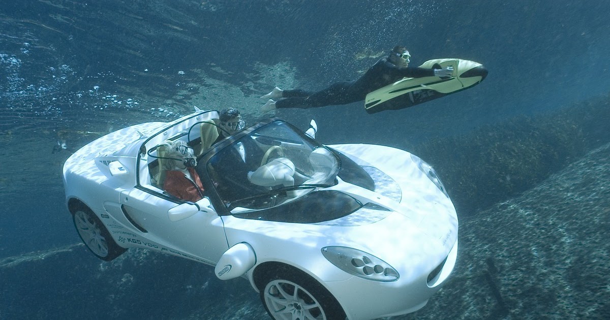 . Underwater car a la James Bond 007