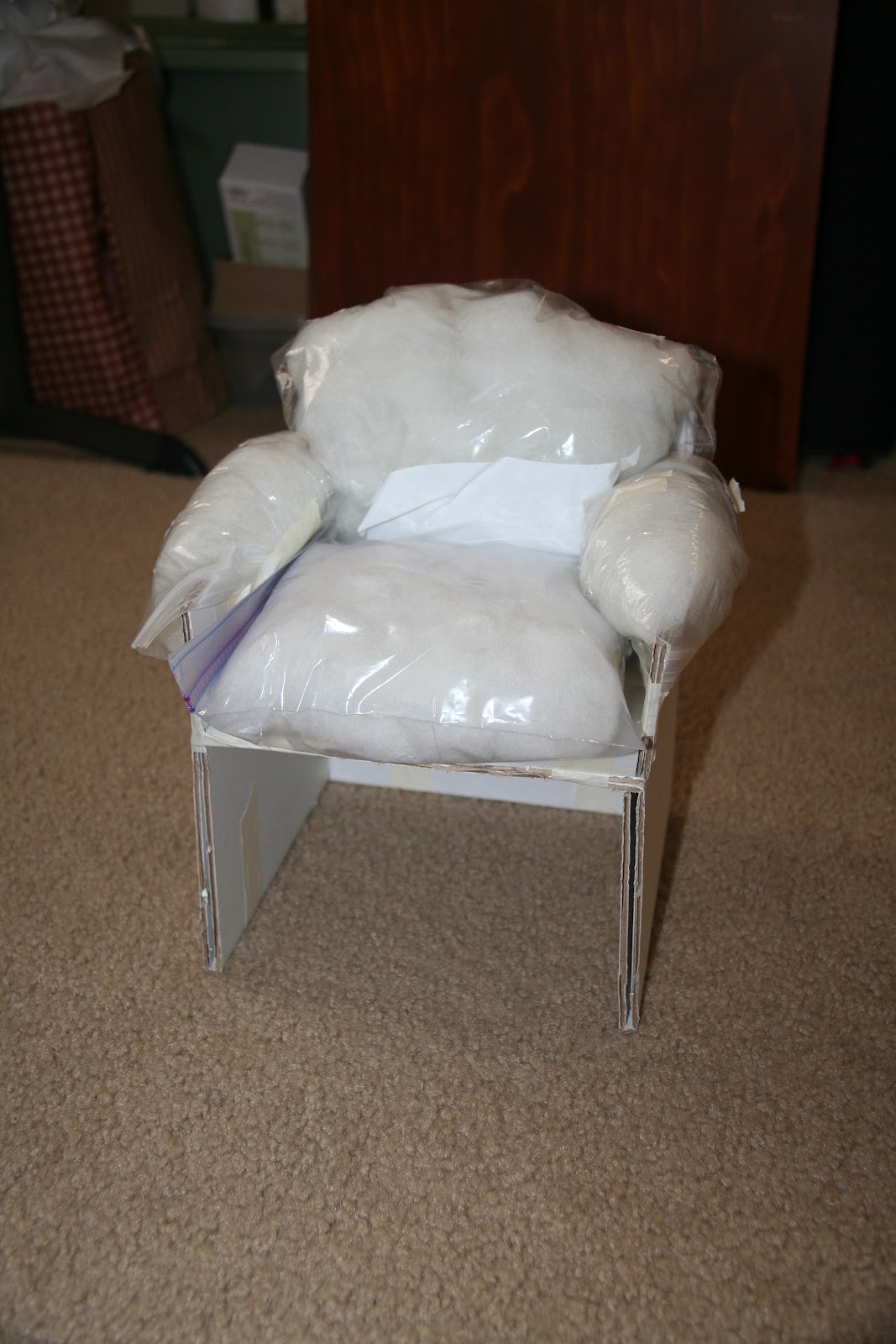 The craft at hand DIY Arm chair for American Girl doll.