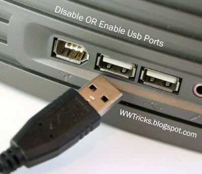 usb ports disable enable pc port