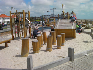 goring by sea seafront wooden playpark