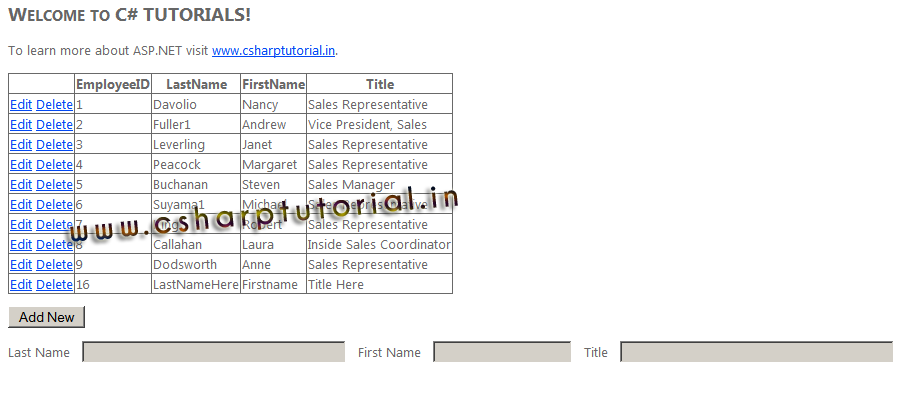 Gridview - Insert Update Delete Gridview - Insert Update Delete final page.