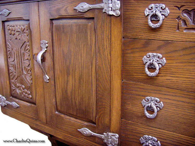 Retro Furniture Old Charm Wood Bros Tudor Sideboard