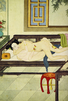 Dibujo chino erótico del Jin Ping Mei