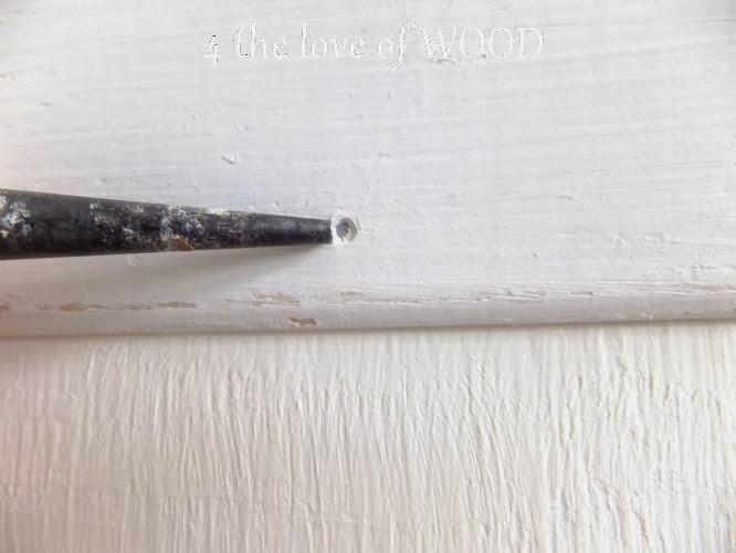 4 the love of wood HOW TO HIDE YOUR FINISHING NAILS fixing tutorial