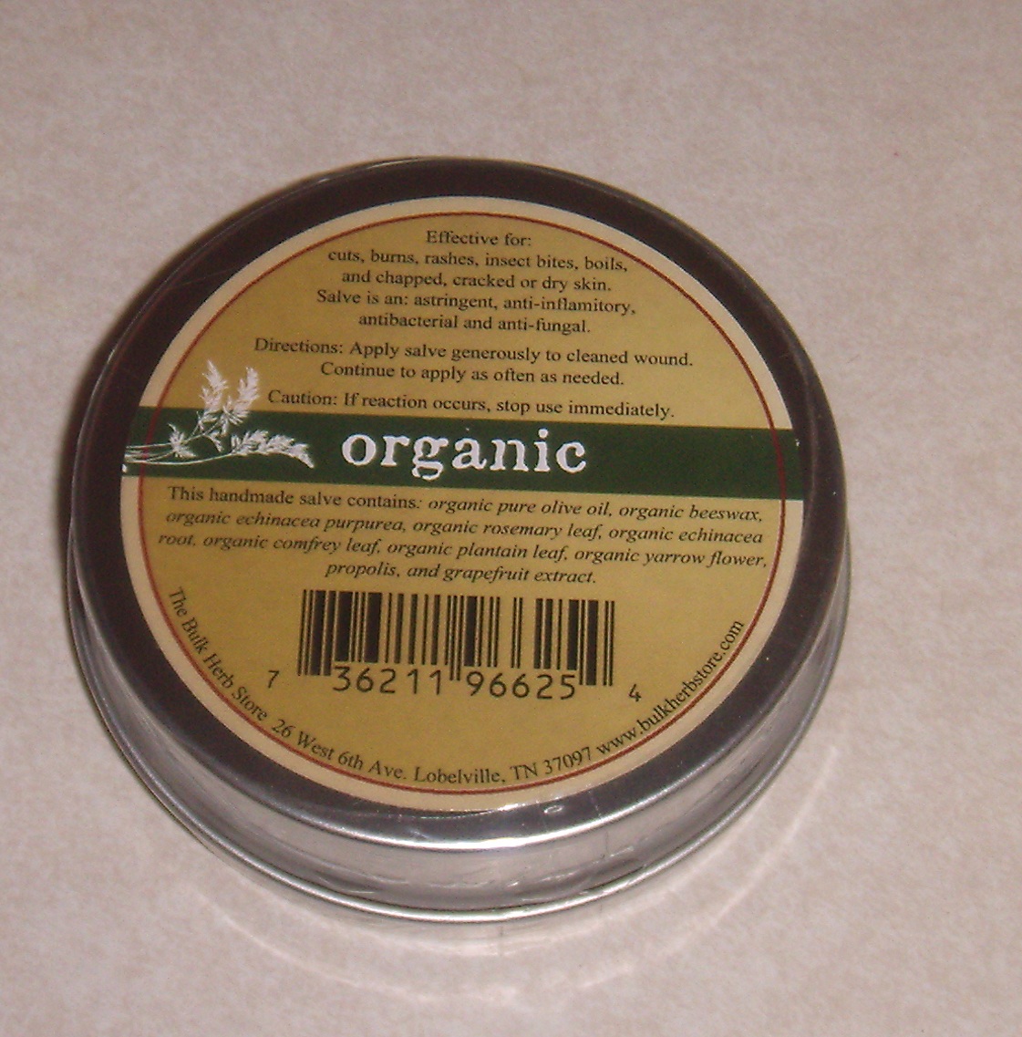 Mommie of 2 Bulk Herb Store Eden Salve Giveaway 4/20