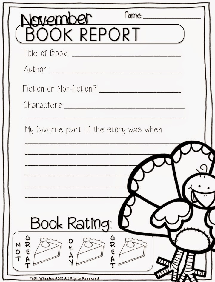 1st Grade Fantabulous: Thanksgiving Fun!