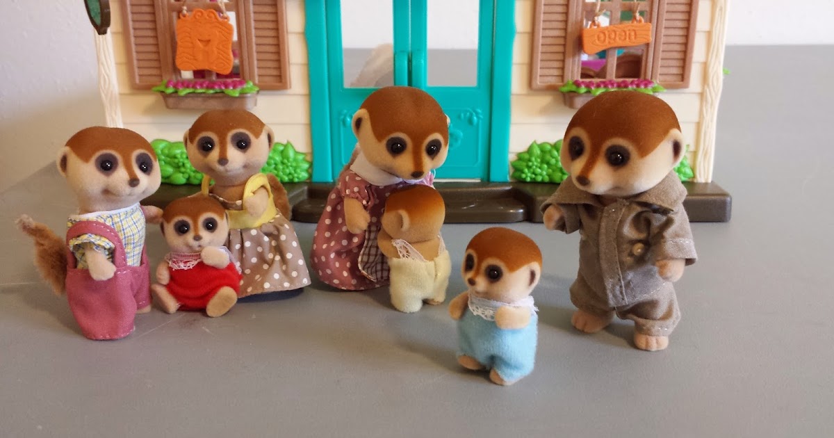 sylvanian families meerkat family