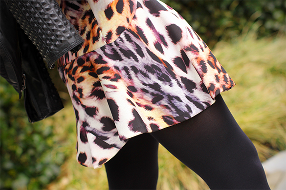Zara leopard print dress