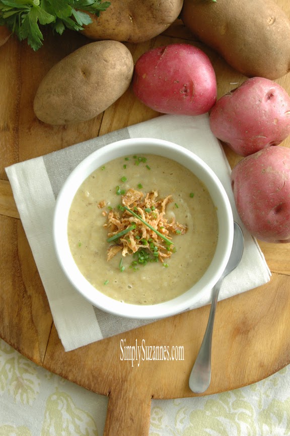 creamy leek potato soup