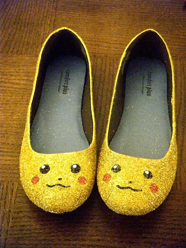 yellow sequin shoes