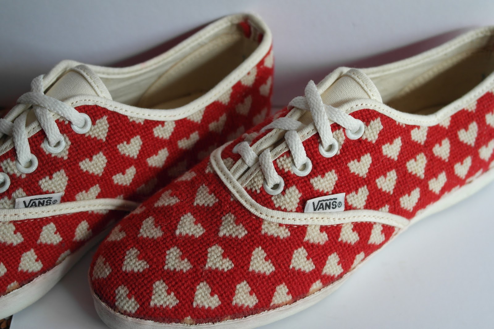 theothersideofthepillow vintage VANS needlepoint shoes style 19