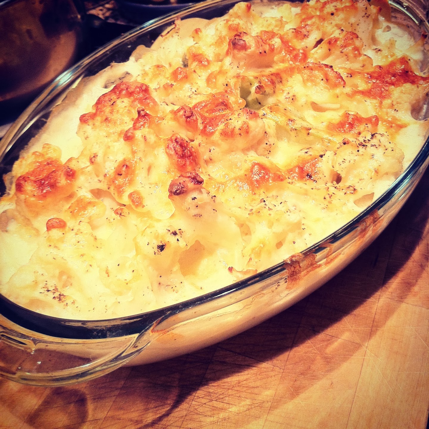 Bige's Happy Kitchen Cauliflower With White Sauce