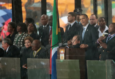 Photos From Nelson Mandela's Memorial Service, 91 President Of The World Present 