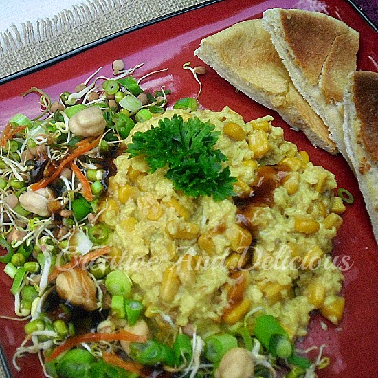 Creative and Delicious Chinese Style Corn Scrambled Eggs