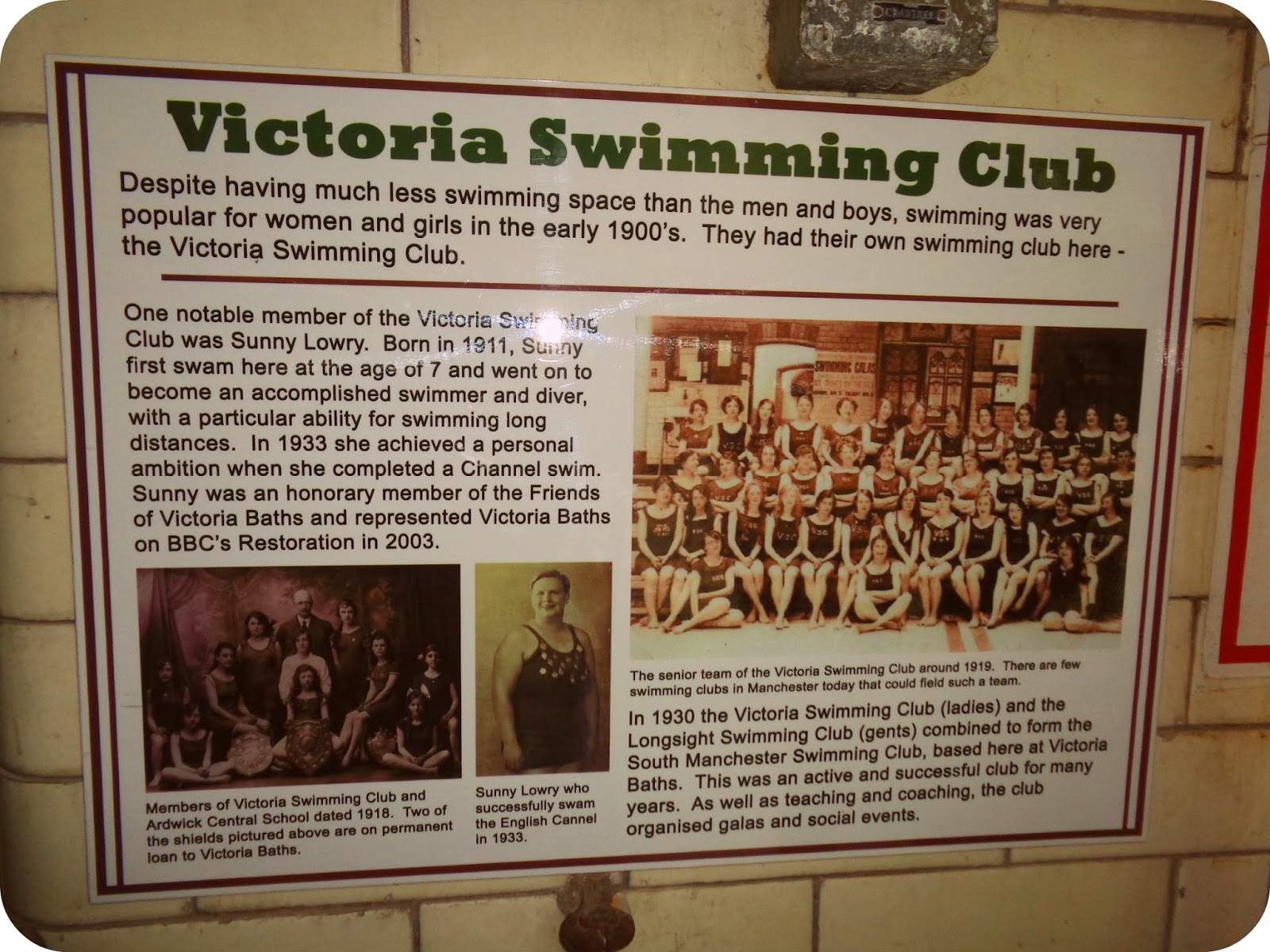 Vintage Vixen Bathing Beauty Victoria Baths, Manchester