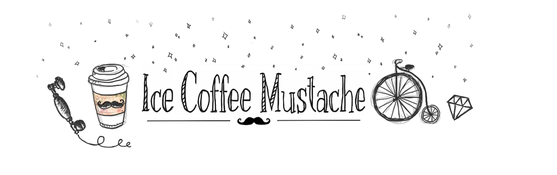 Ice Coffee Mustache