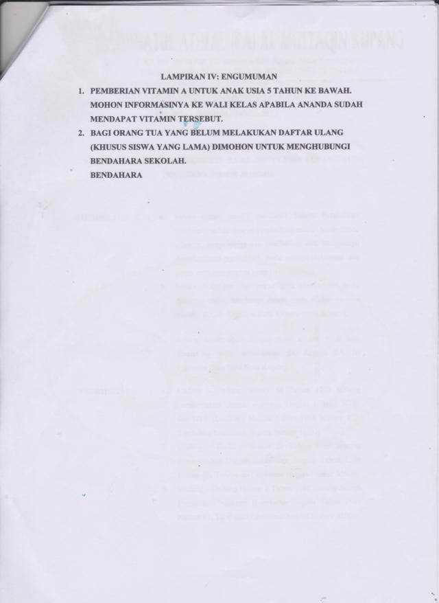 Contoh Surat Pembentukan Komite Sekolah Sekolah Islam