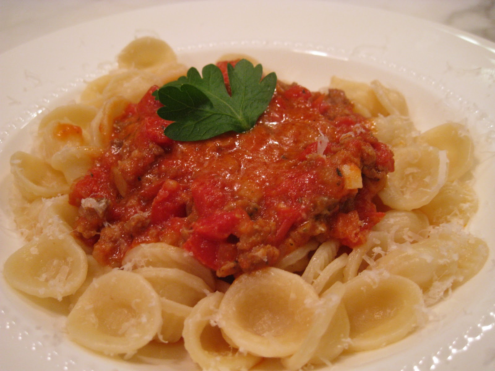 Veal Bolognese Orecchiette
