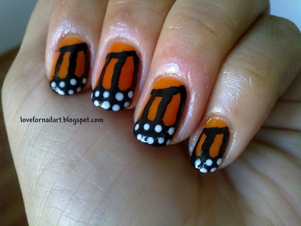 love nail art msmd monarch