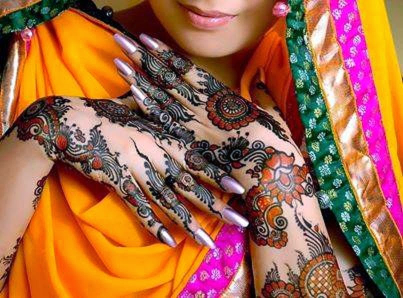 Latest Marriage Bridal Hand Mehndi Designs Wallpapers Free Download