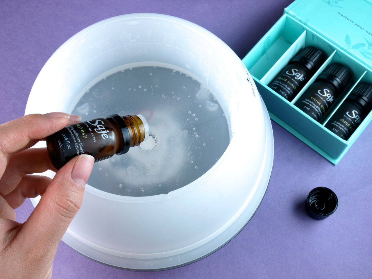 Saje AromaOm Deluxe Nebulizer Review The Happy Sloths Beauty