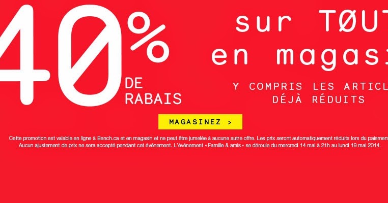 Coupon rabais du fabricant