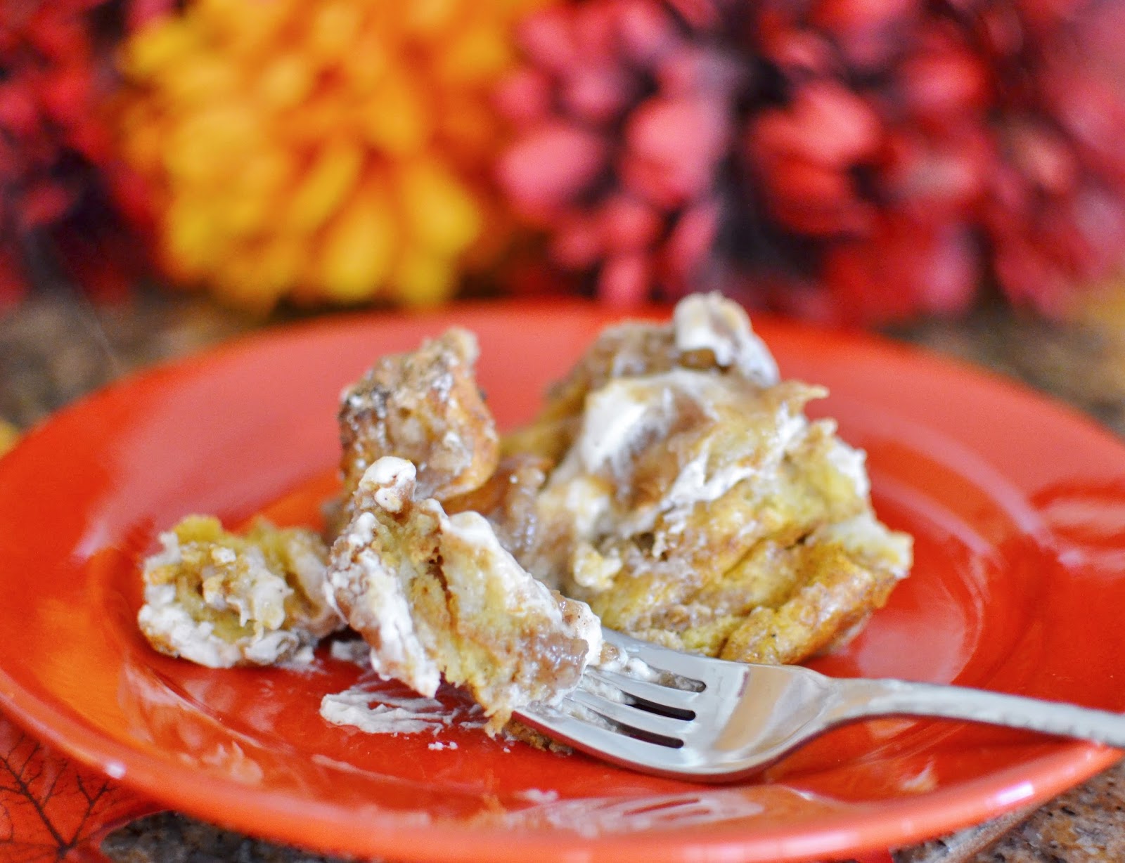 Miranda S Recipes Baked Pumpkin Cream Cheese French Toast