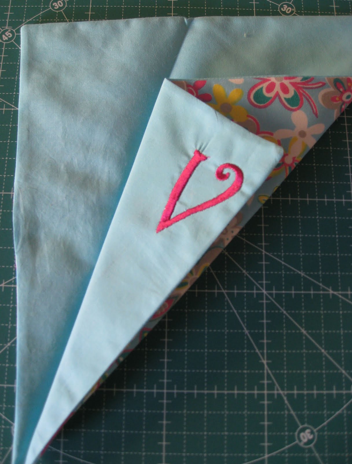 Vicki's Fabric Creations Folded Fabric Scissor Holder Tutorial