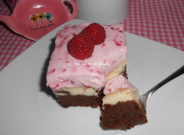 Raspberry Cheesecake Brownie
