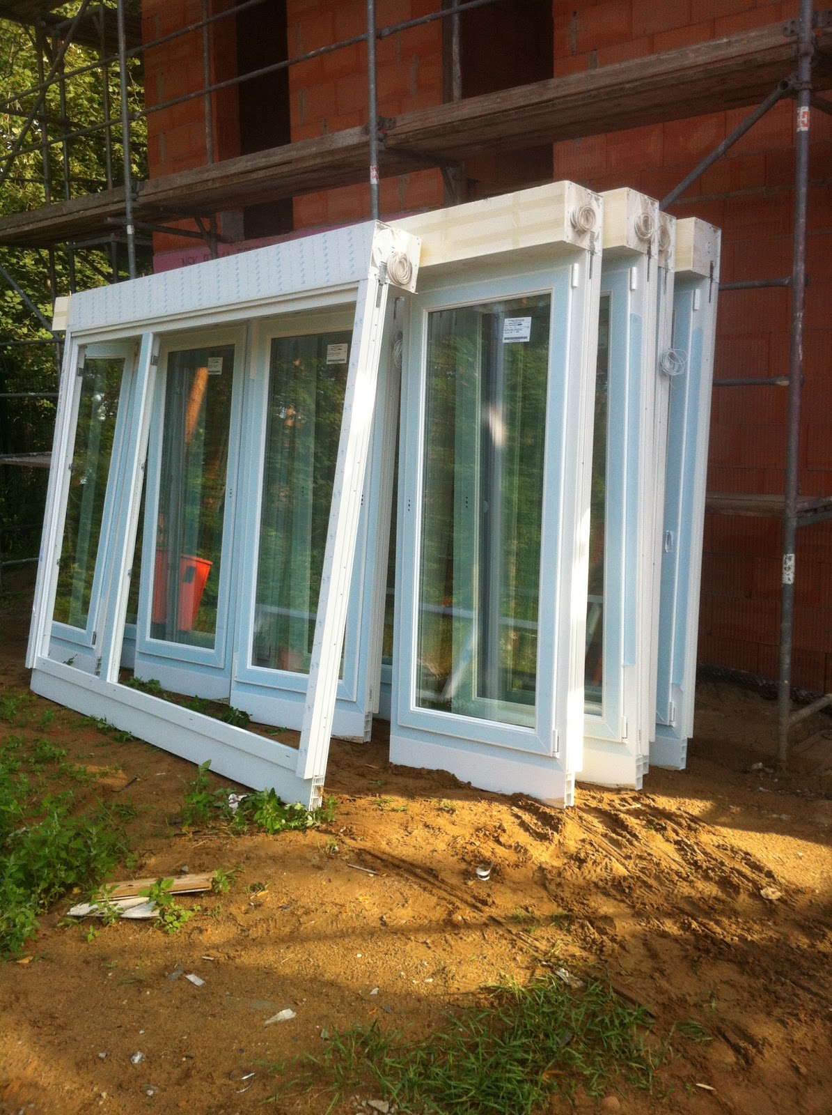 Unsere Stadtvilla Bautagebuch Die Fenster sind da!