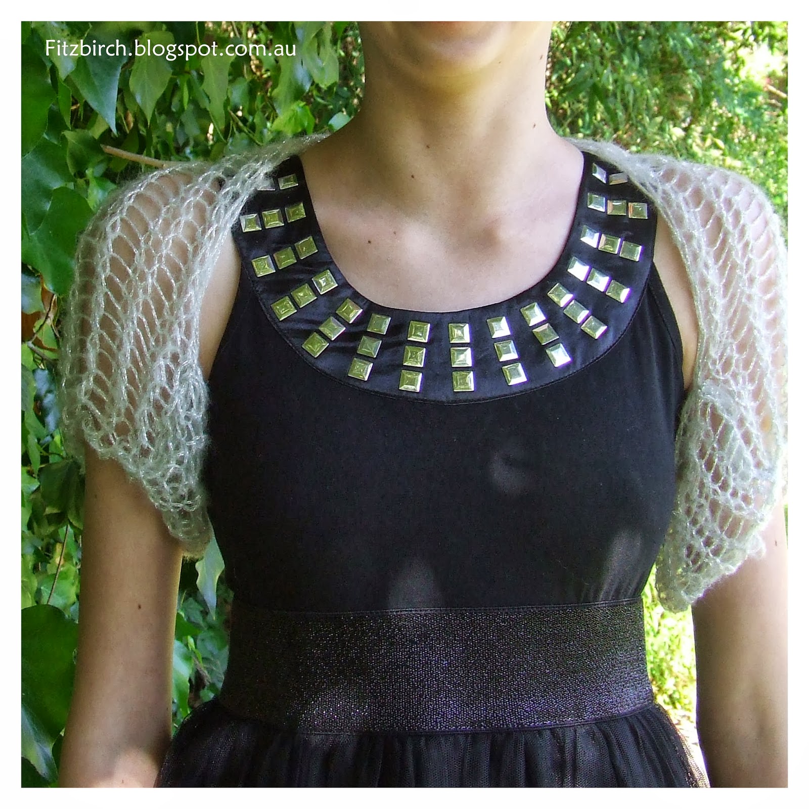 FitzBirch Crafts Loom Knit Shimmery Shrug