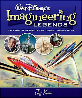 Cover showing Monorails running into different directions and bubbles showing Walt Disney and Disney castles. 