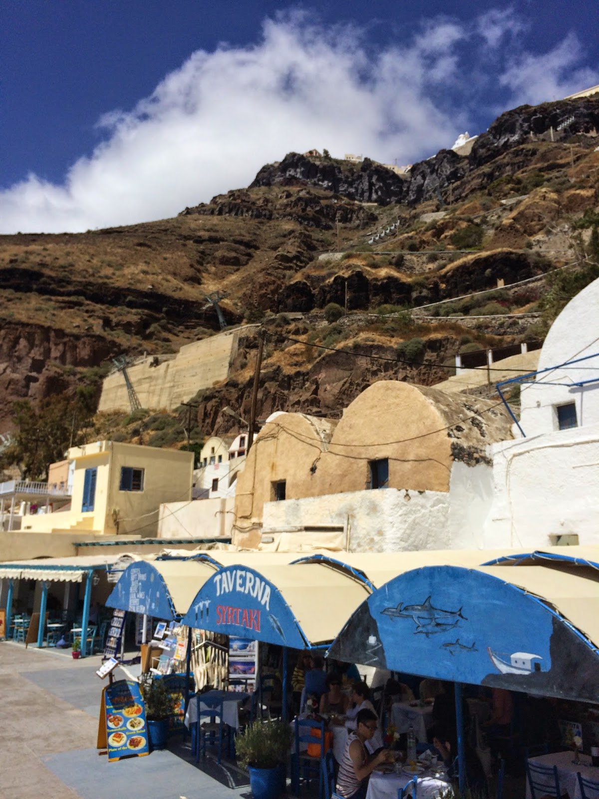 Old Port of Thira Santorini, Greece Travel is my favorite Sport