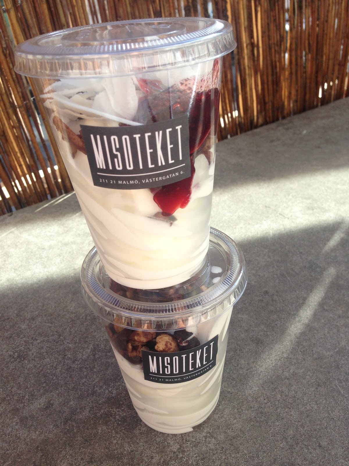 På Linns tallrik Frozen yoghurt