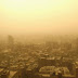 Cairo, Egypt, is seen during a sandstorm