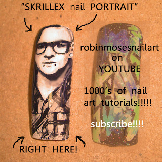 skrillex portrait, skrillex drawing, painting skrillex, robin moses skrillex, robinmosesnailart portraits, portrait of skrillex, skrillex nail, skrillex logo, skrillex nail art,