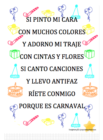 Resultado de imagen de imagenes con mensajes de carnavales