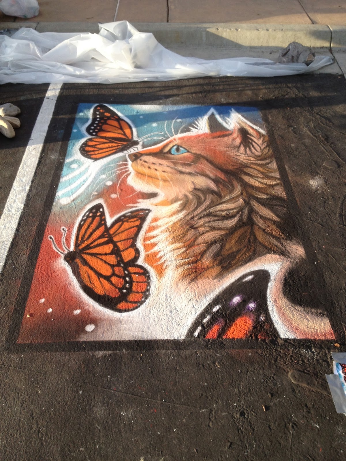 Jen's Updates Riverwoods Chalk Art Festival
